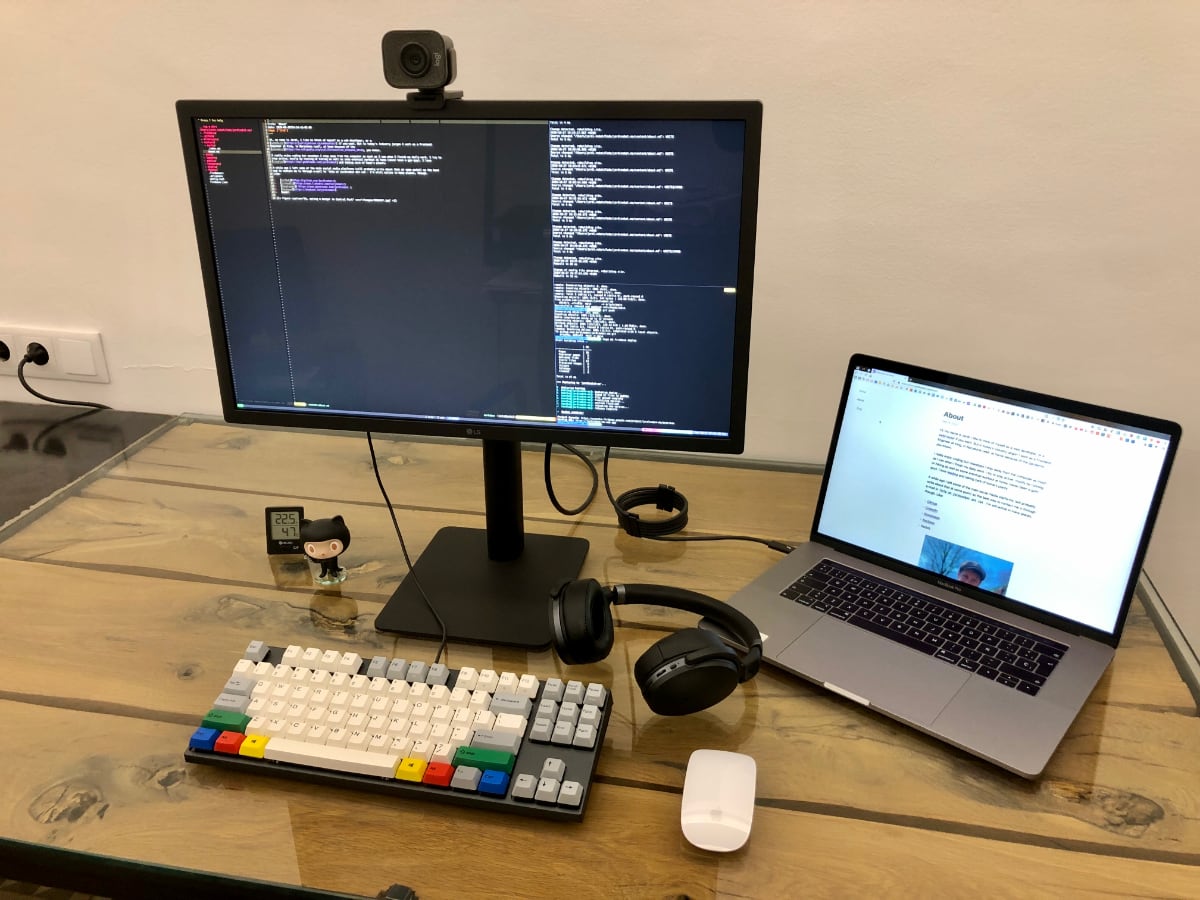 My current WFH desk setup
